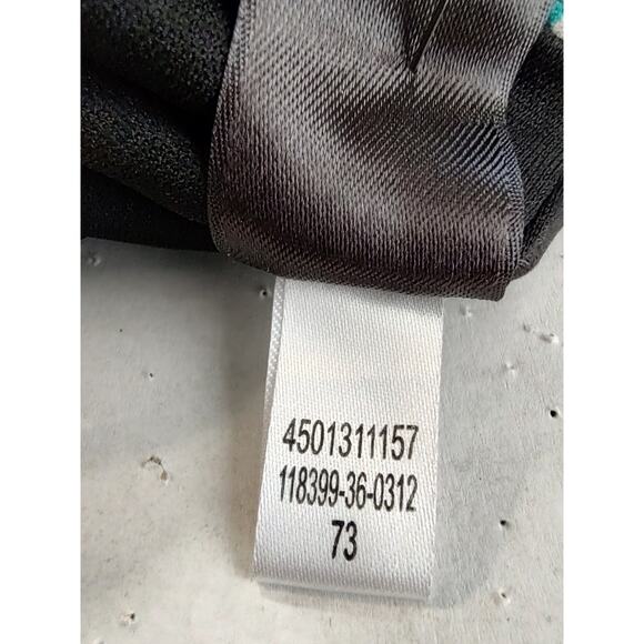 White House Black Market Turquoise Herringbone Sheath Dress SZ. 8 Back Zip Lined - Picture 14 of 14